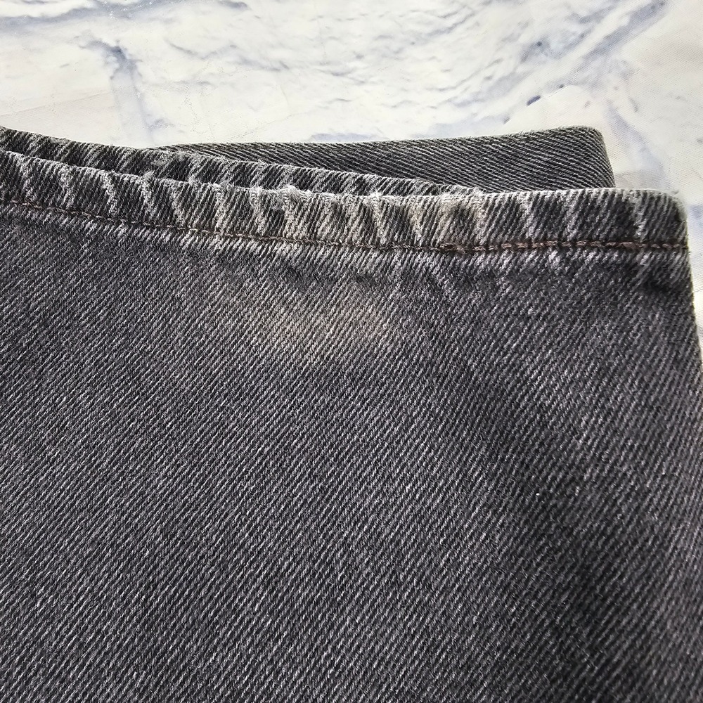 Levis 550 Relaxed Fit Jeans MEN 36x36 Black Faded Tapered Leg Denim Pant VTG Y2K - Picture 5 of 12